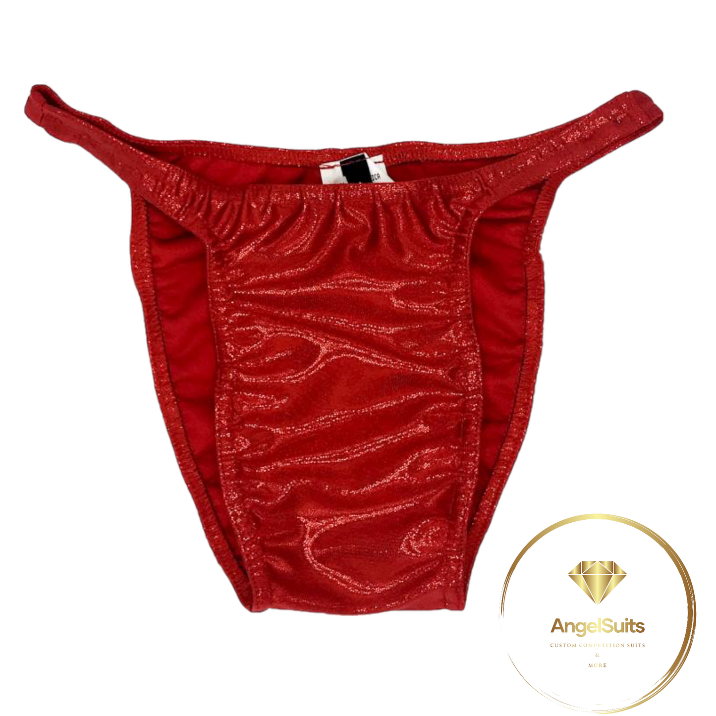 SLIP UOMO PRO CON PLICA ROSSO LUCIDO