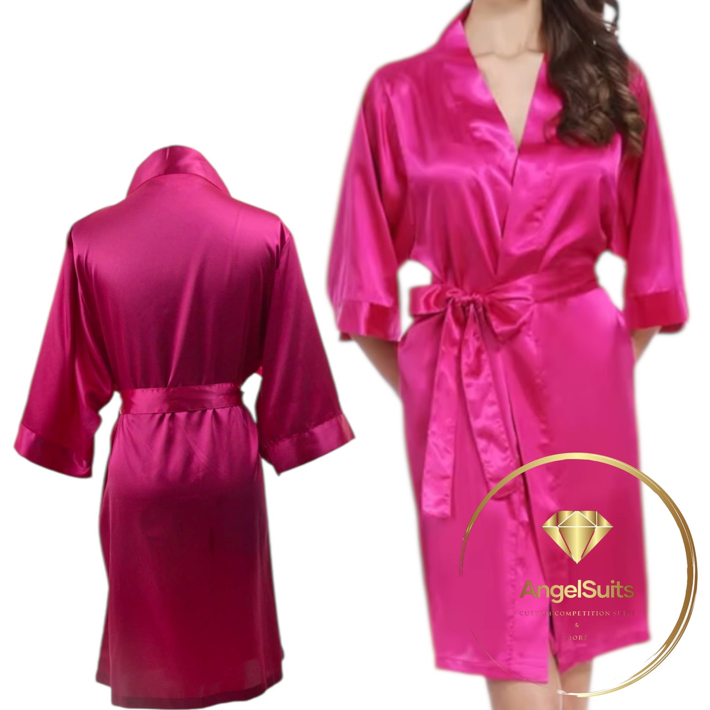 KIMONO COPRICOSTUME LISCIO - VARI COLORI