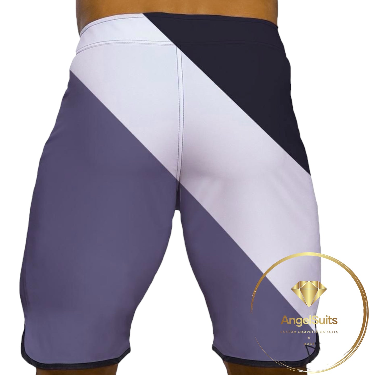 MAN PHYSIQUE SHORT DESTROYED GRAY 19 POLLICI