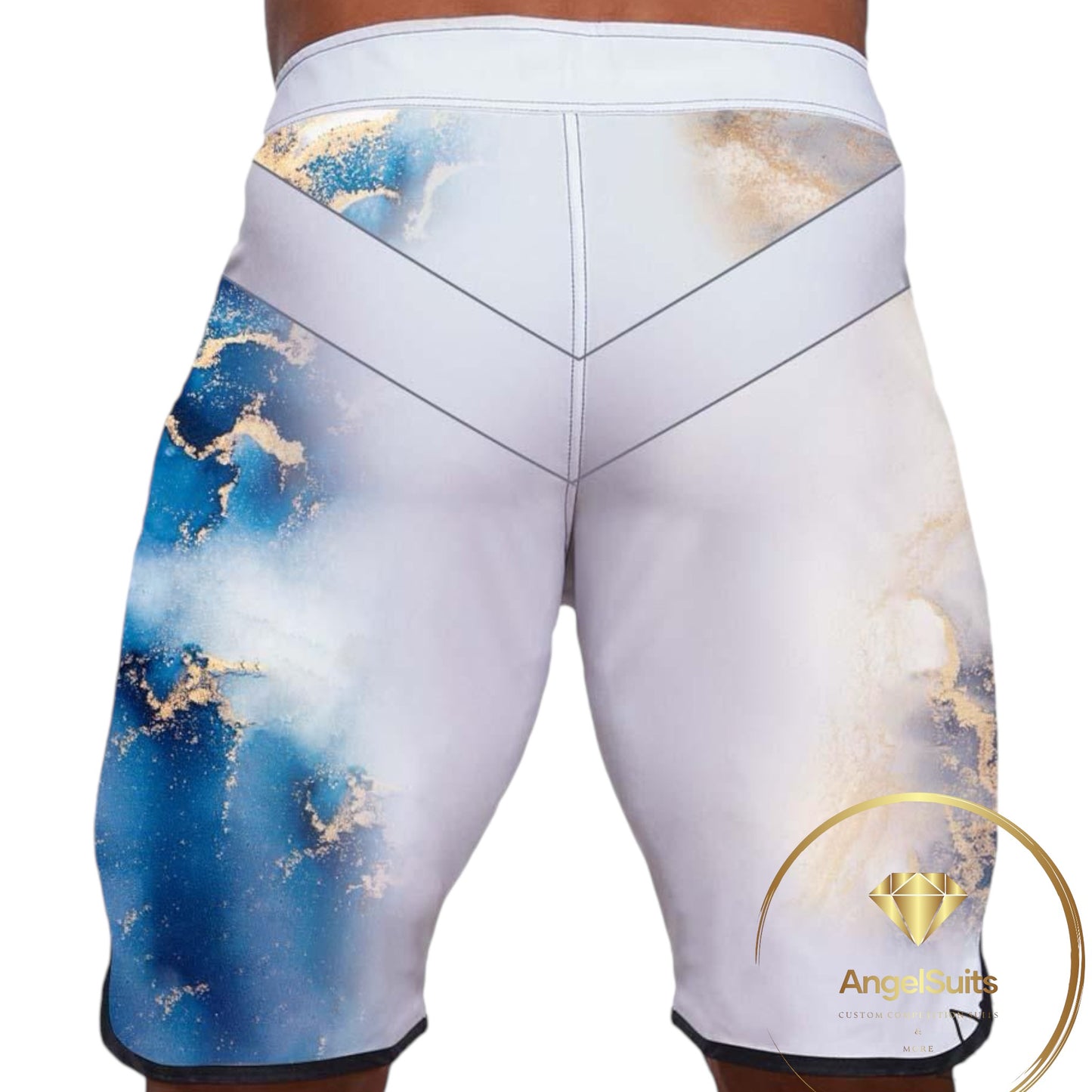 PANTALÓN CORTO HOMBRE MÁRMOL AZUL 19 PULGADAS