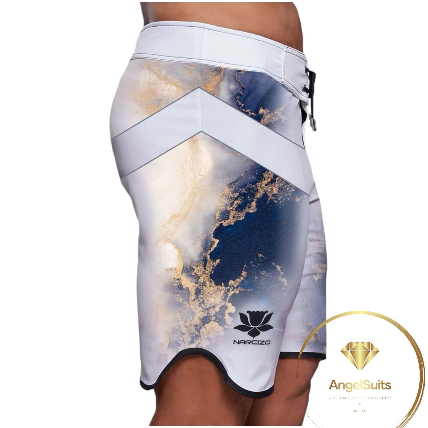 PANTALÓN CORTO HOMBRE MÁRMOL AZUL 19 PULGADAS