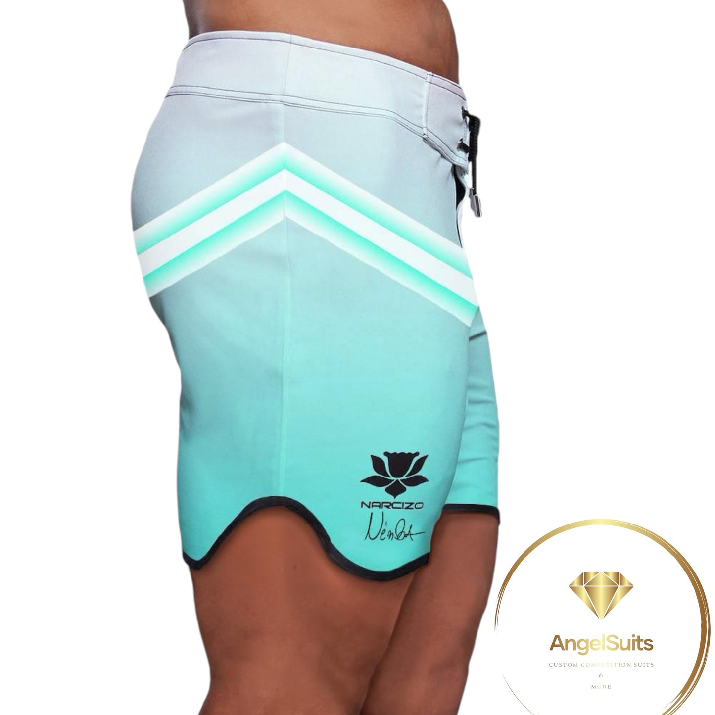 PANTALÓN CORTO HOMBRE PHYSIQUE AZUL TURQUESA EVOLVE 17 PULGADAS