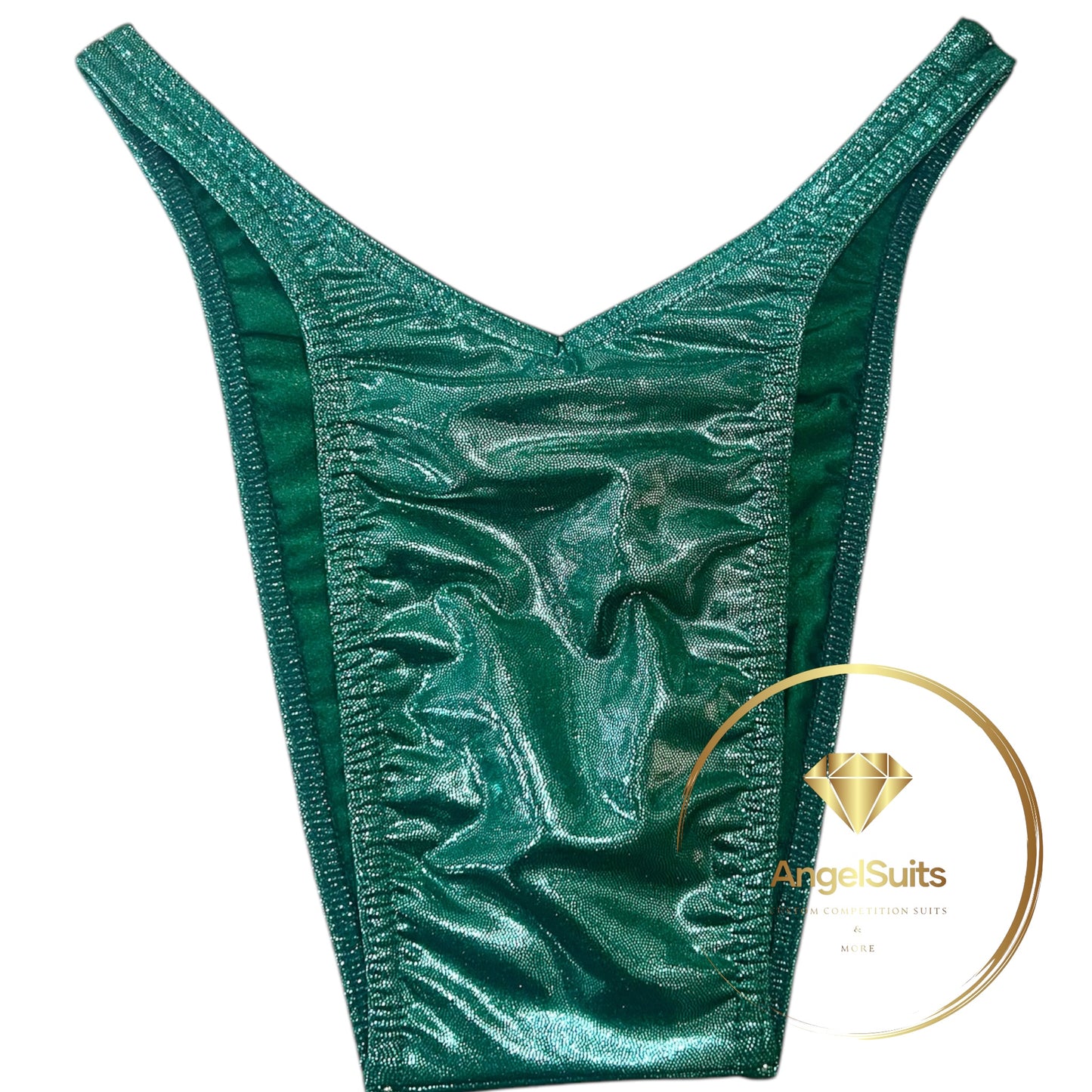 SLIP UOMO PRO V CON PLICA VERDE LUCIDO