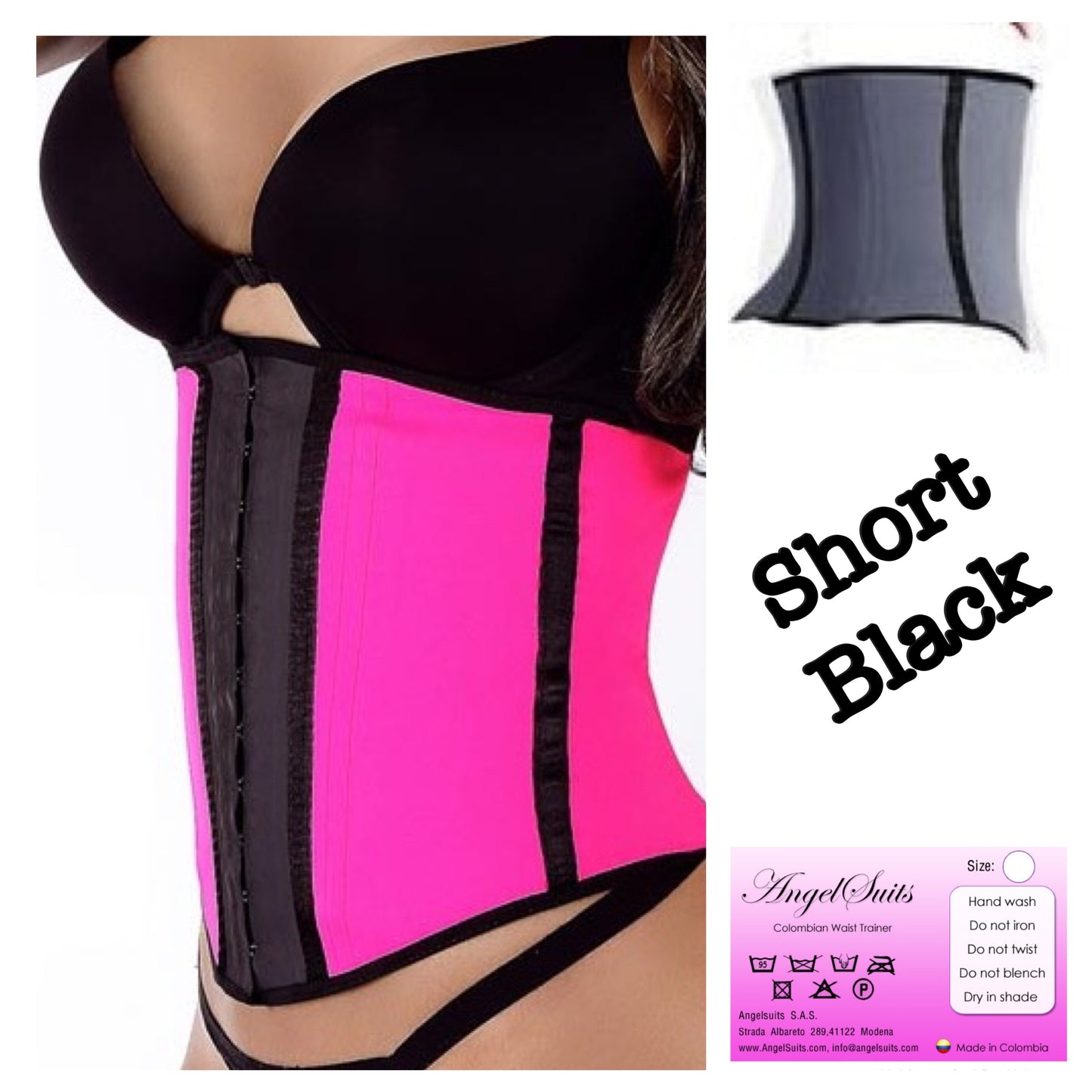 BUSTINO DONNA SHORT LATEX - varie taglie e colori