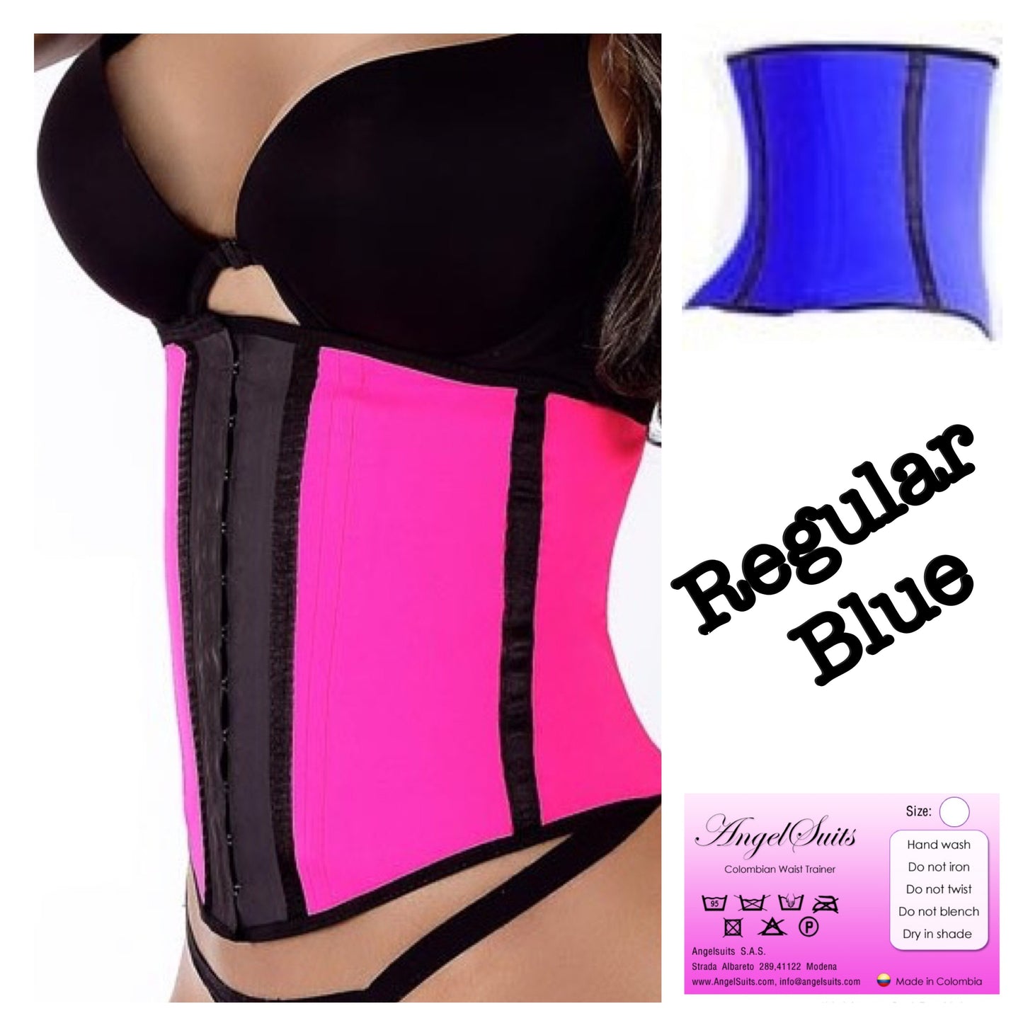 BUSTINO DONNA REGULAR  LATEX - varie taglie e colori