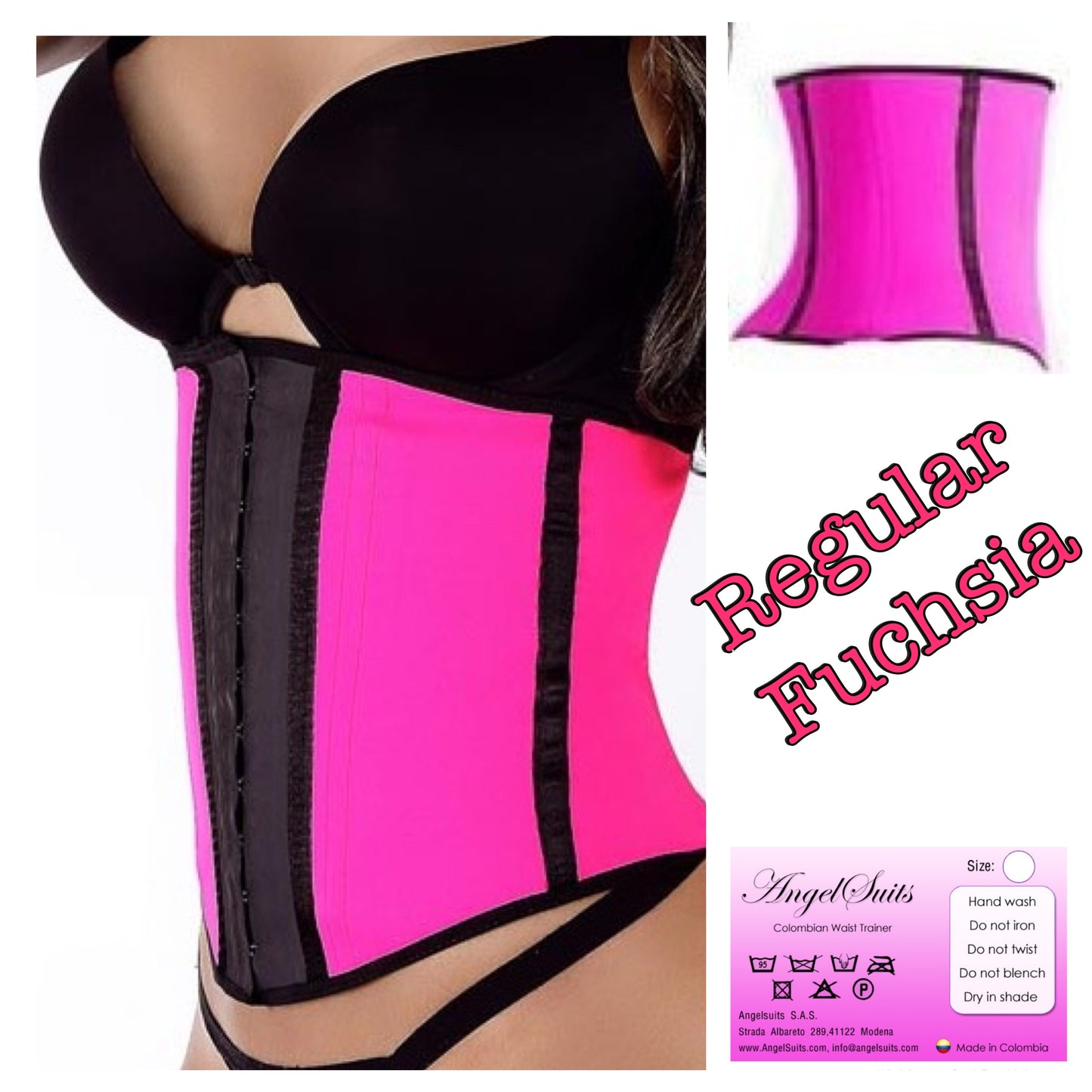 BUSTINO DONNA REGULAR  LATEX - varie taglie e colori