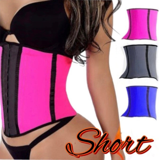 CORSÉ CORTO DE LÁTEX PARA MUJER - varias tallas y colores
