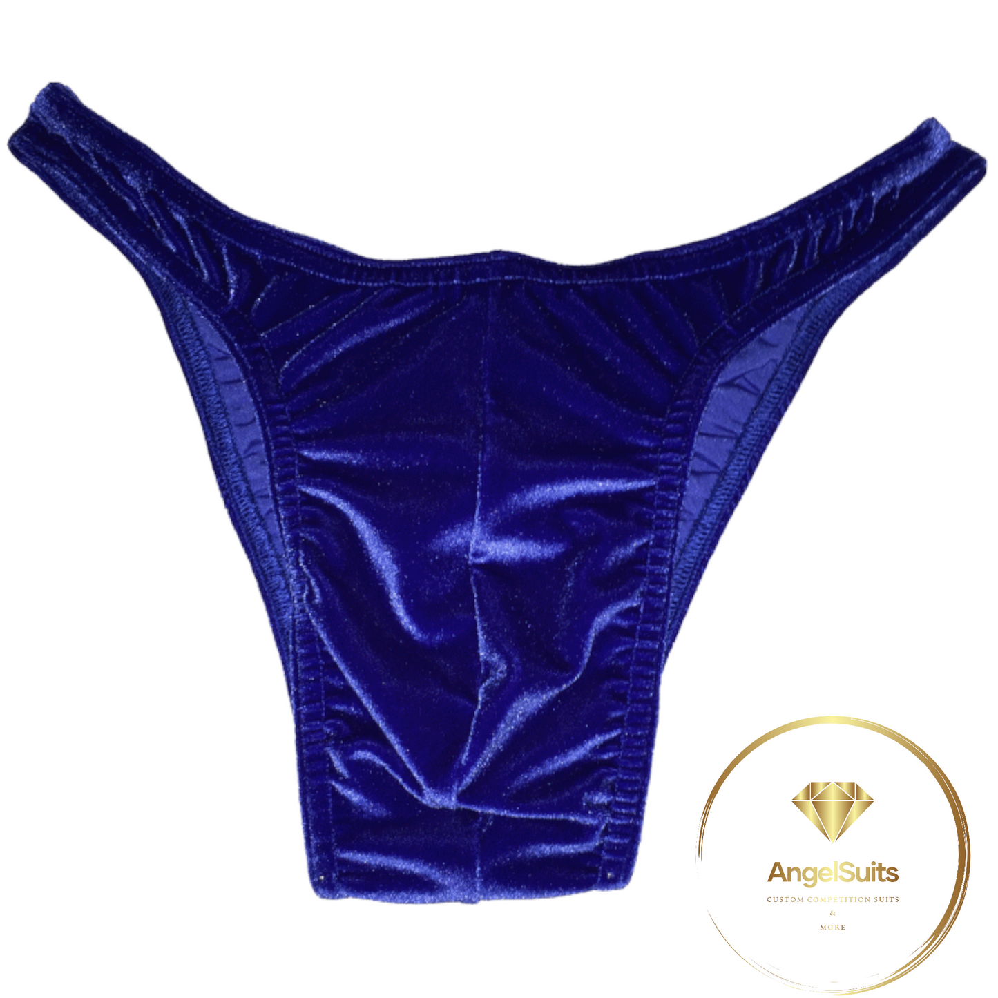 SLIP DE HOMBRE CLÁSICO CON SOLAPA DE CHENILLA AZUL REAL