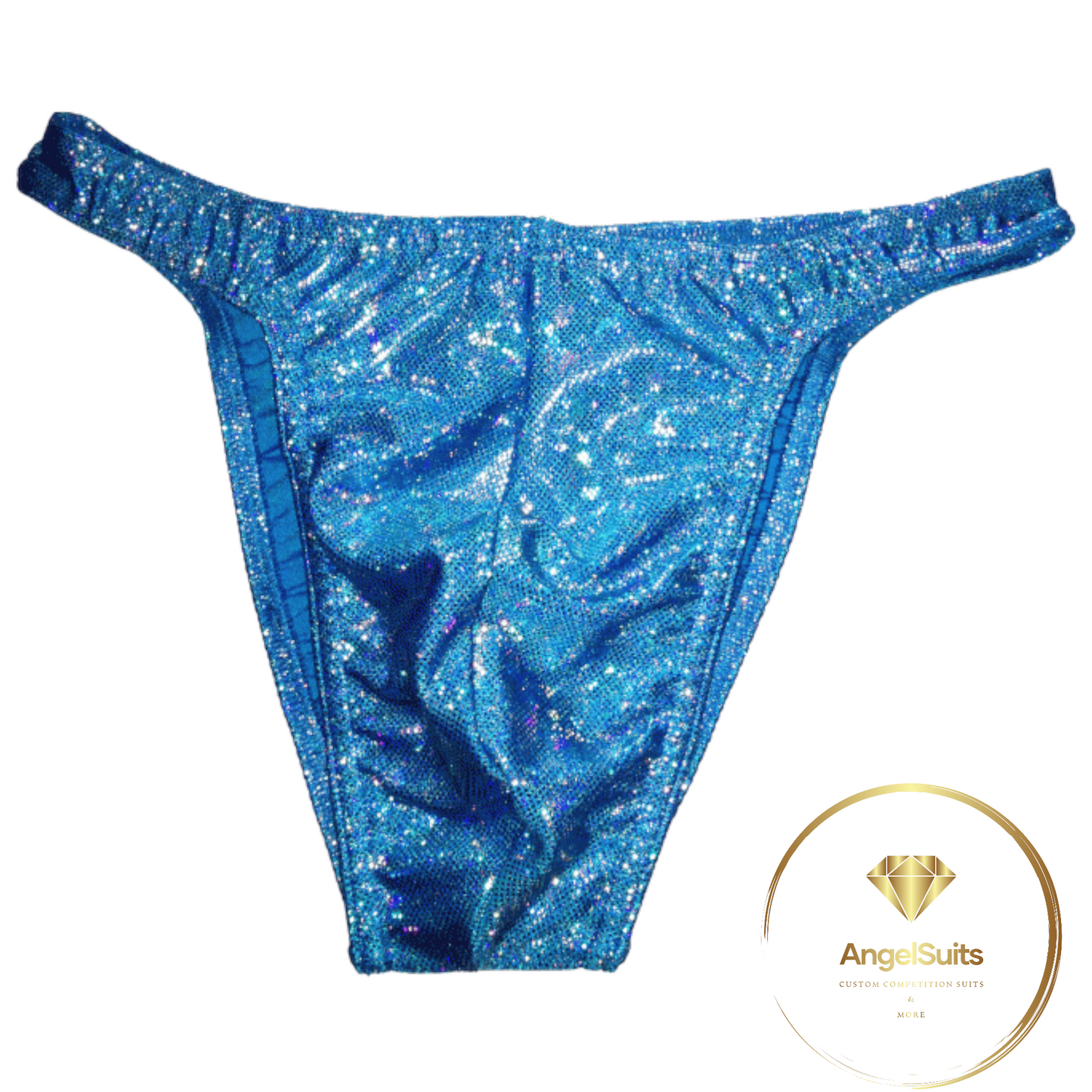 SLIP UOMO CLASSIC CON PLICA TURCHESE HOLOGRAM MULTI