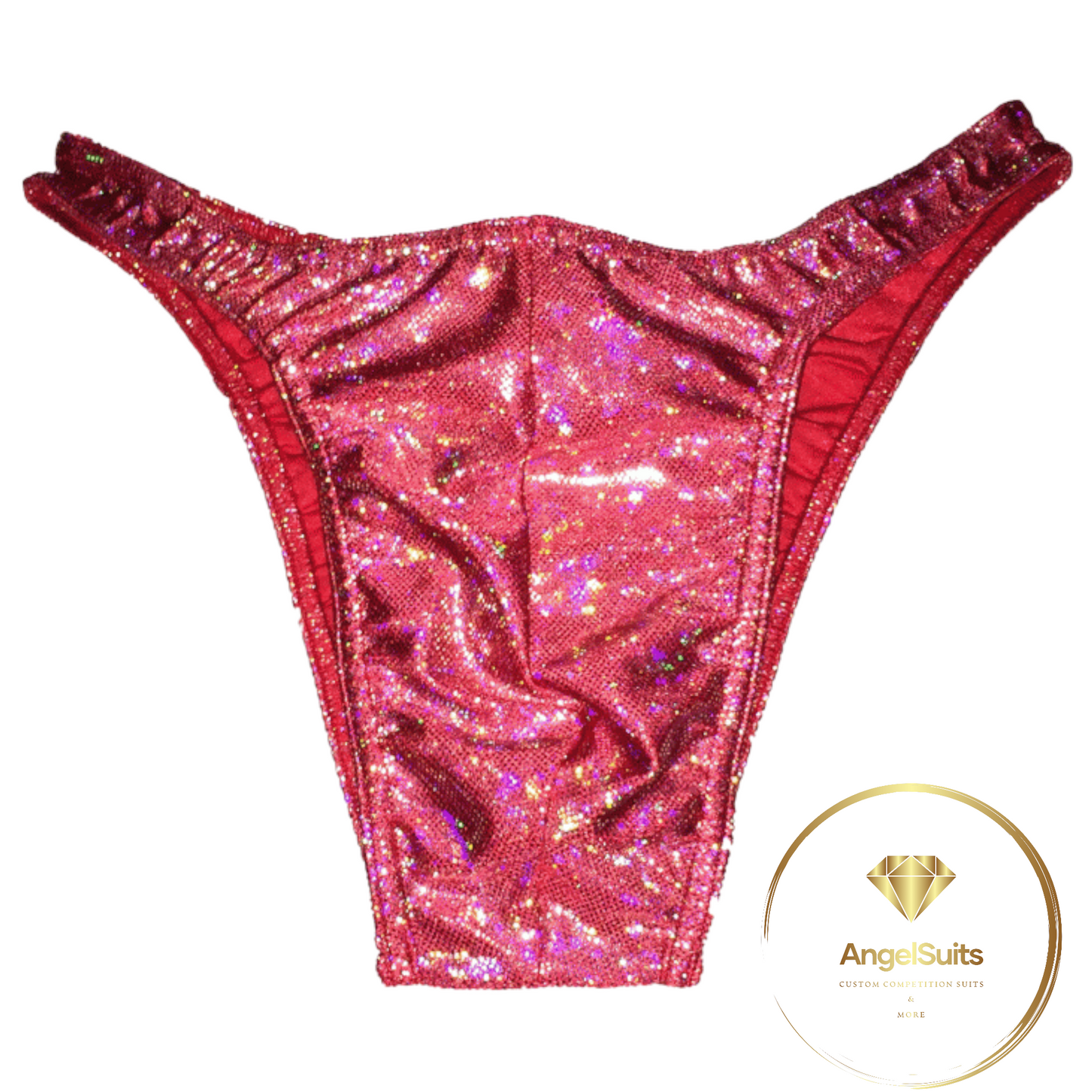 SLIP UOMO CLASSIC CON PLICA ROSSO HOLOGRAM MULTI