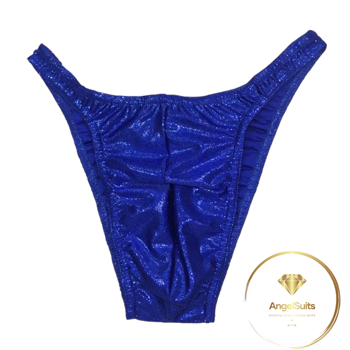 SLIP UOMO CLASSIC CON PLICA BLU ROYAL LUCIDO