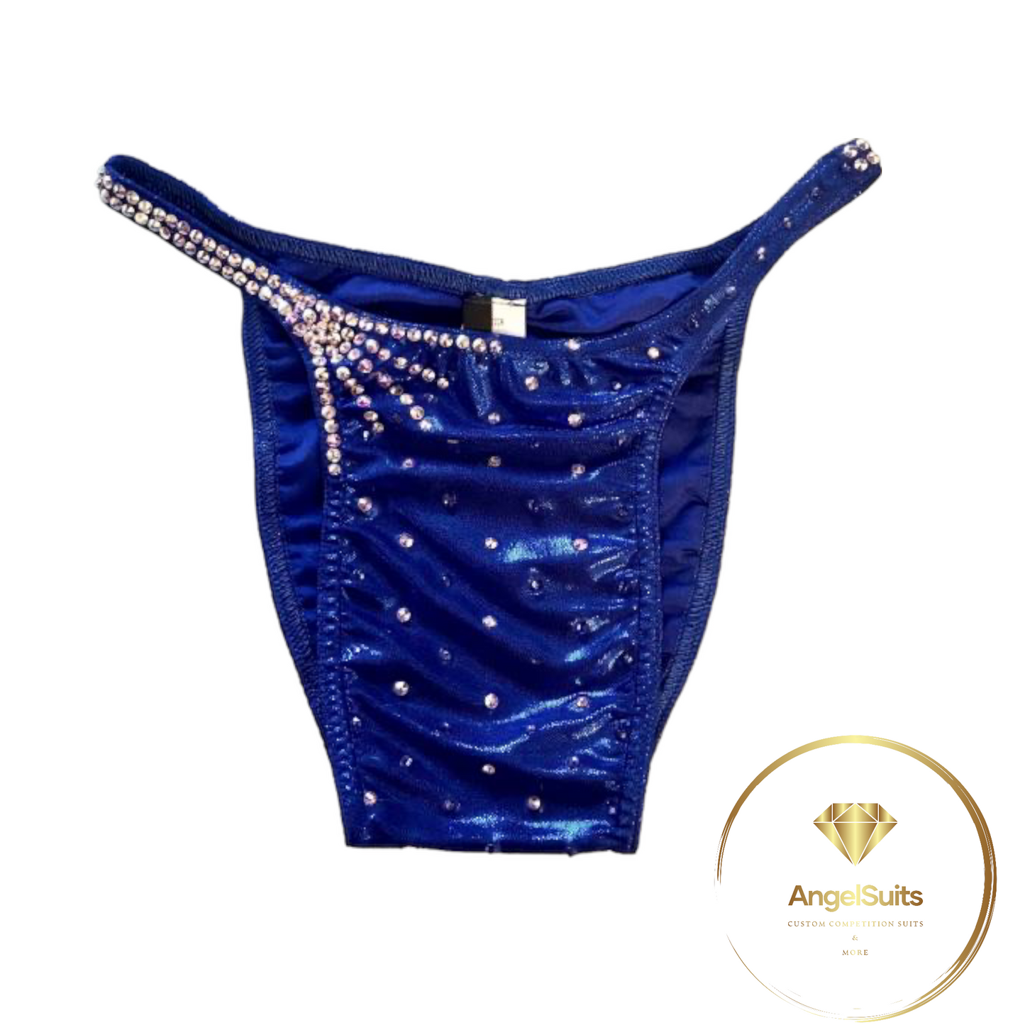 Calzoncillos de hombre PRO con pliegue, decoración asimétrica densidad 2, cristal AB y a juego