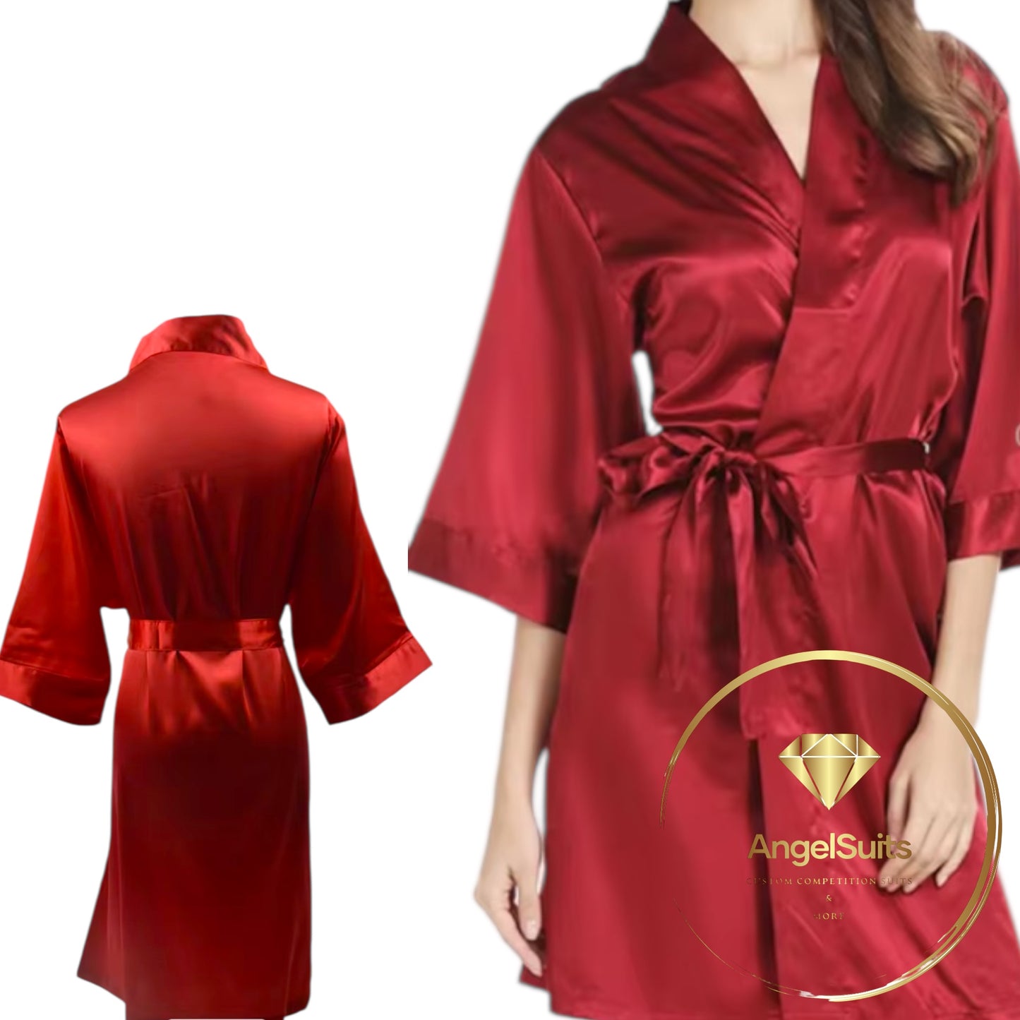 KIMONO COPRICOSTUME LISCIO - VARI COLORI