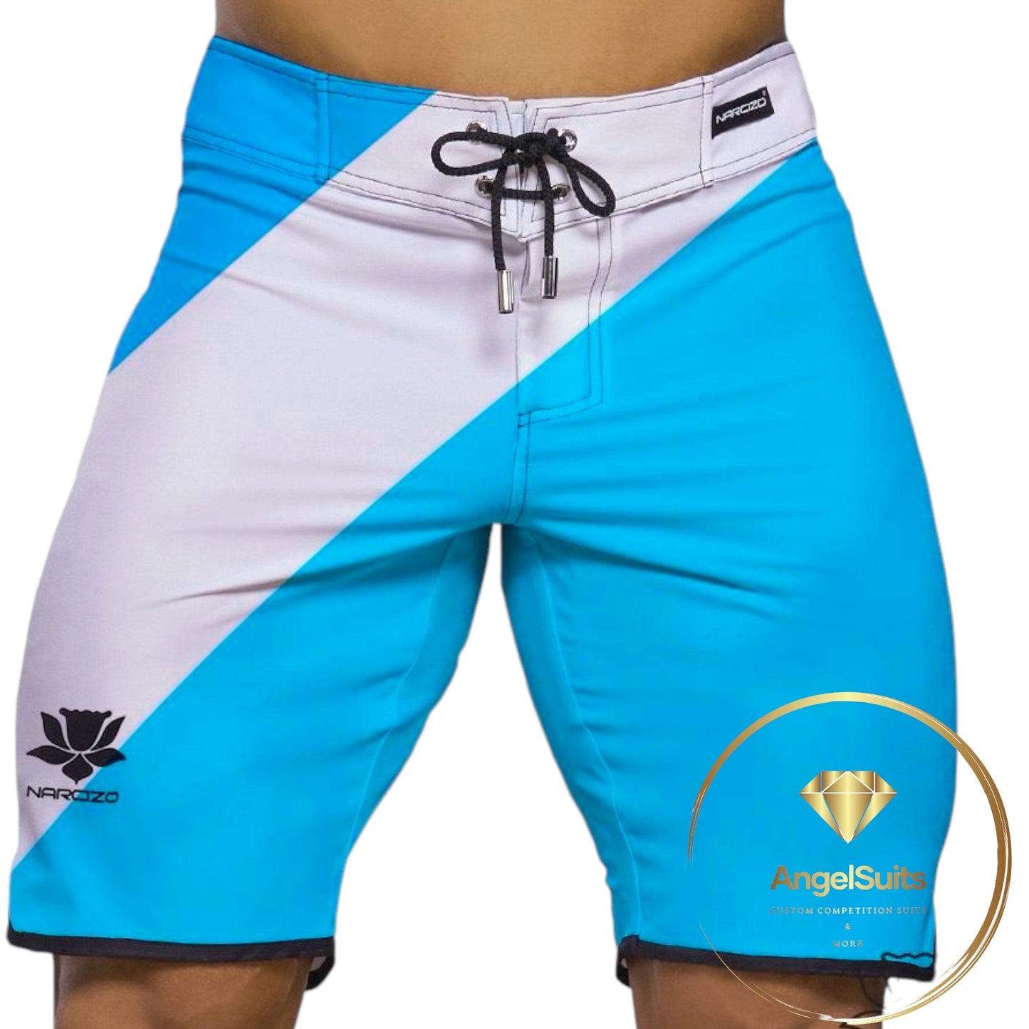 MAN PHYSIQUE SHORT CYAN BAY 19 POLLICI