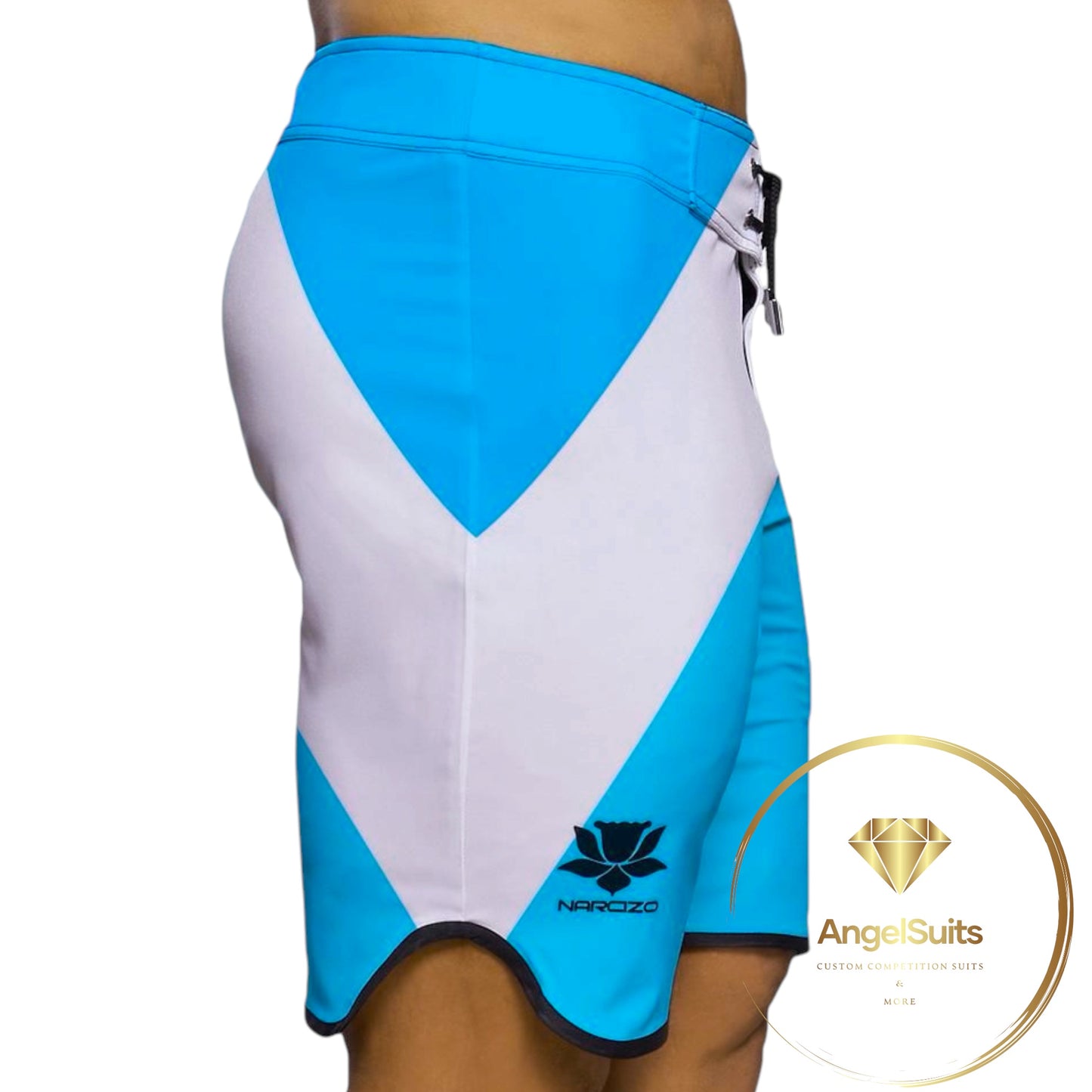 MAN PHYSIQUE SHORT CYAN BAY 19 POLLICI