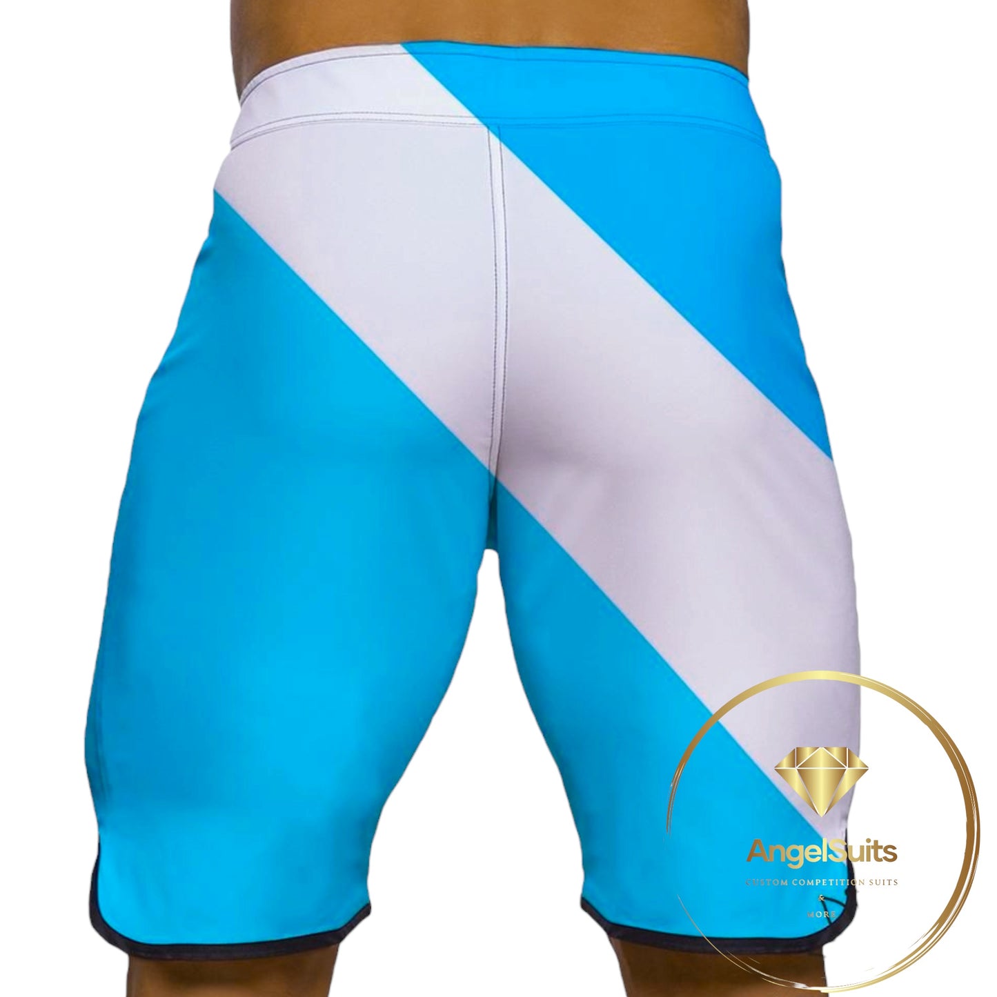 MAN PHYSIQUE SHORT CYAN BAY 19 POLLICI