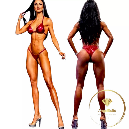 Bikini Fit Model NPC - IFBB proleague, burgundy mist, triangolo II-S , slip fit model S