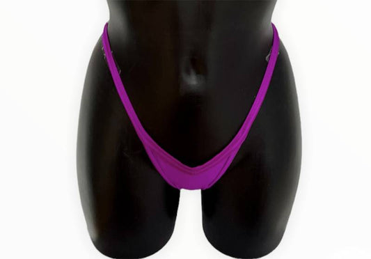 Slip Bikini Vfront Vback Pro Cut solid shine magenta