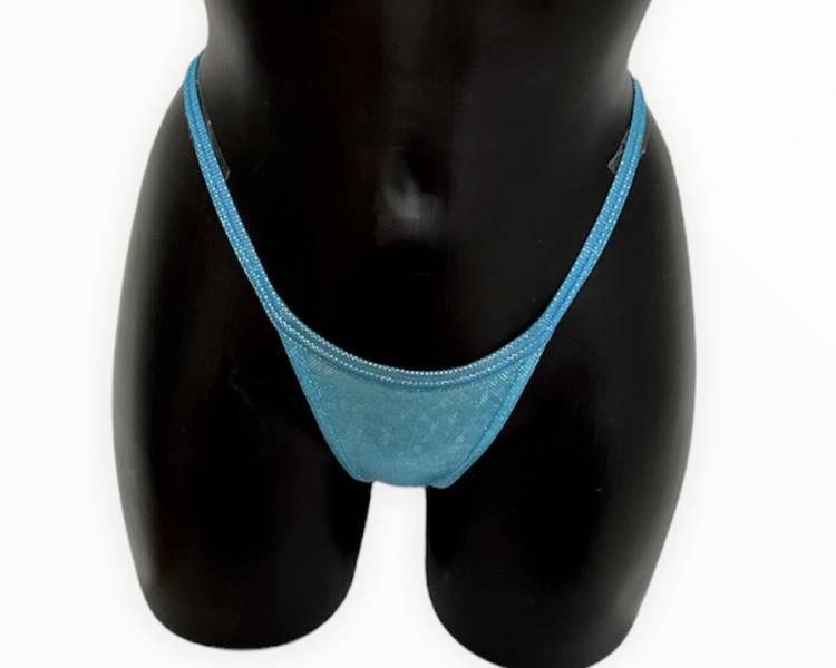 Ufront Vback Pro Cut bikini bottom turquoise hologram multi