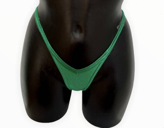 Slip Bikini Vfront Vback Pro Cut verde kelly mist