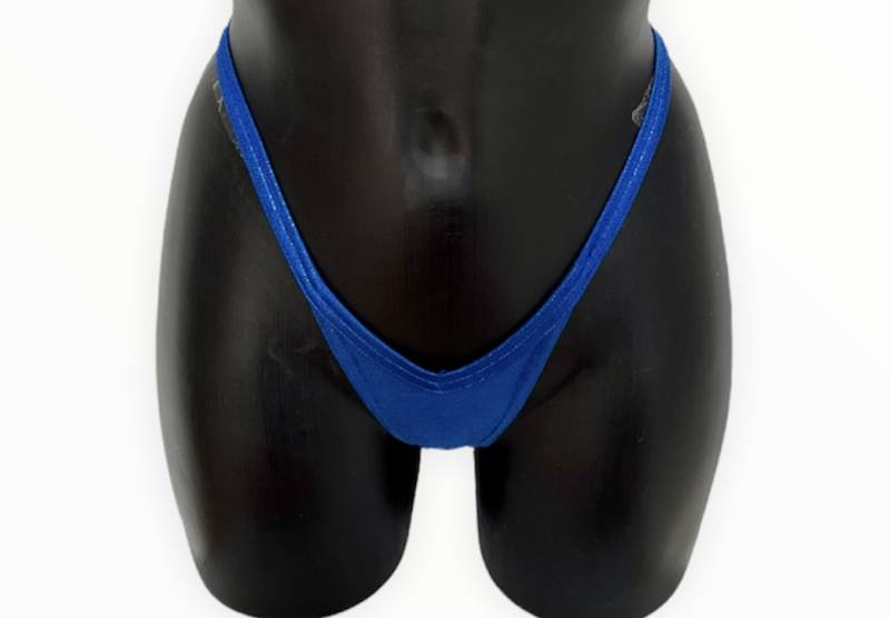 Vfront Vback Pro Cut bikini bottoms in royal blue mist