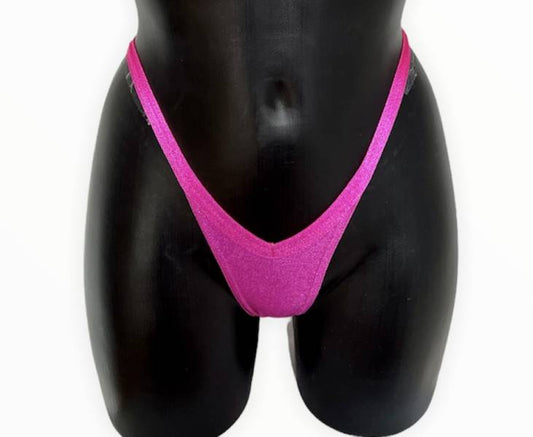 Slip Bikini Vfront Vback Pro Cut fucsia holo mist