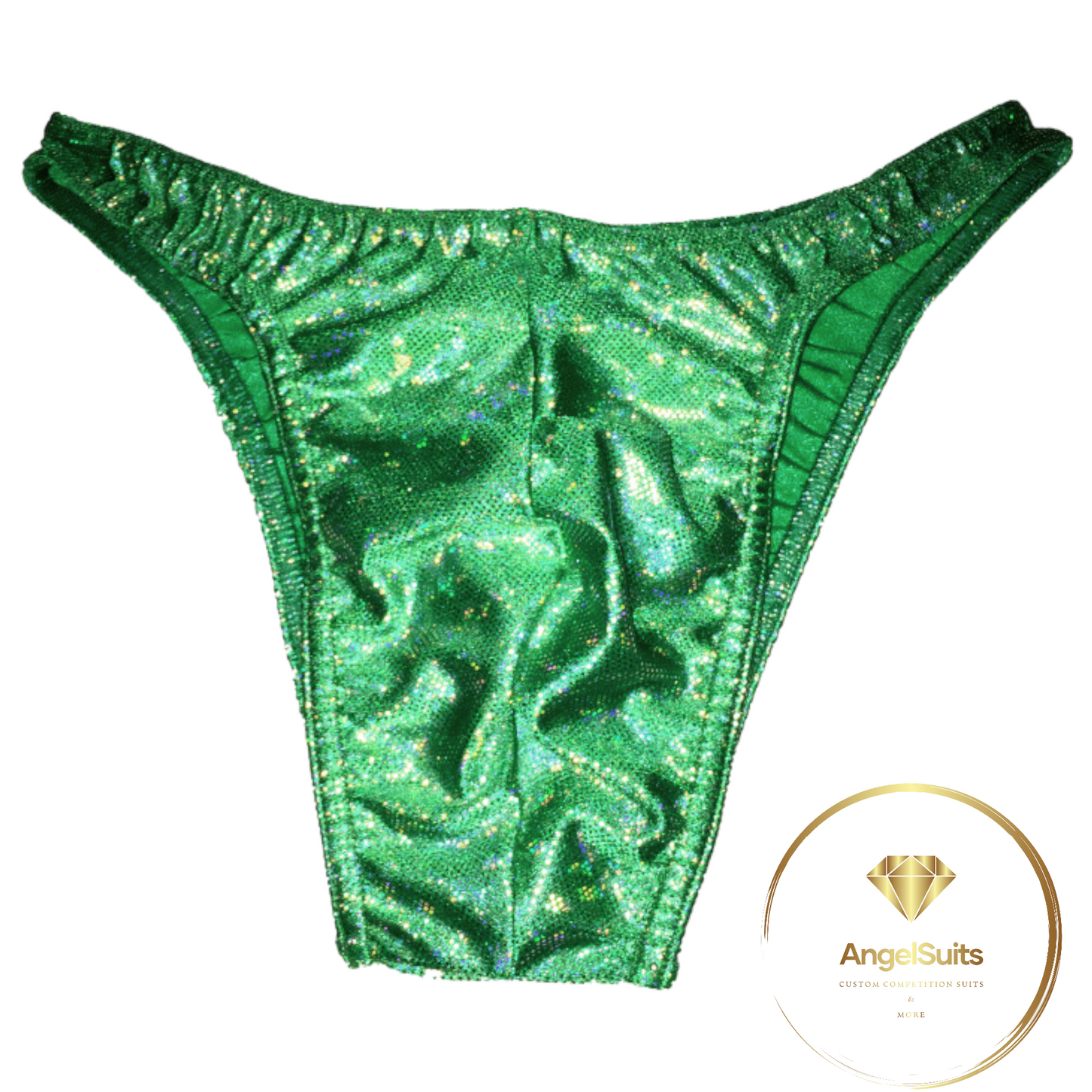 MEN'S CLASSIC BRIEFS WITH GREEN PLICA HOLOGRAM MULTI