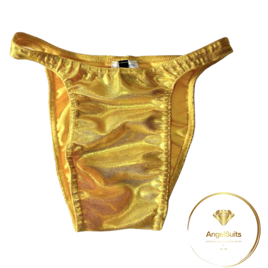 MEN'S PRO BRIEFS WITH YELLOW GOLD PLICA