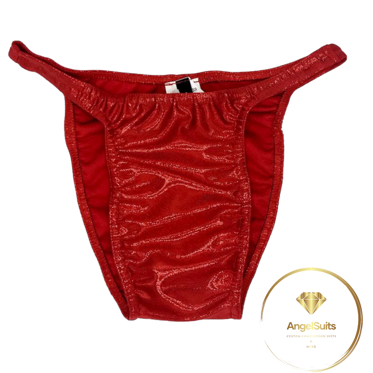 MEN'S BRIEFS PRO WITH GLOSSY RED PLICA