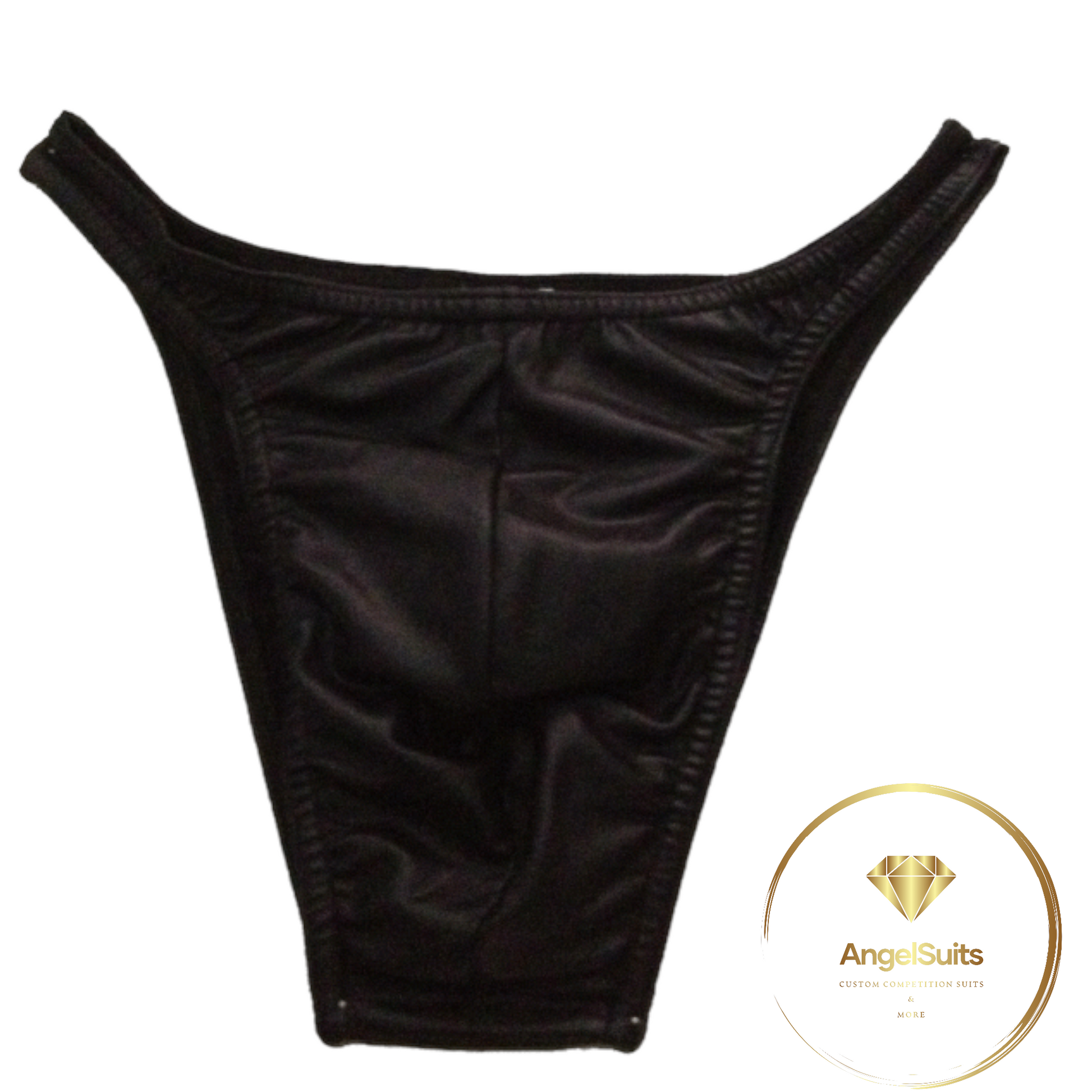 MEN'S CLASSIC BLACK LYCRA BRIEFS – AngelSuits